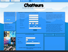 Tablet Screenshot of chatteurs.com